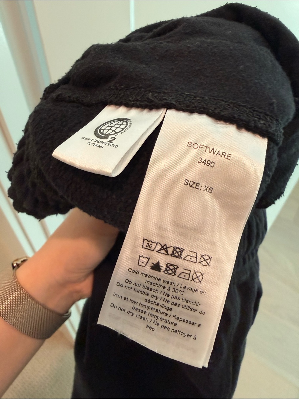 GANNI Black Sweatpants - Classic Comfort - Picture 3 of 3